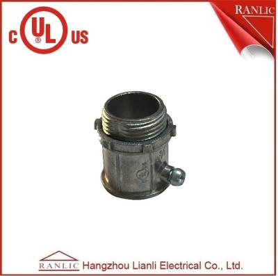 China Electrical Conduit EMT Connector Zinc Die Casting UL Listed 1/2