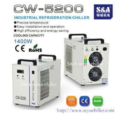 China Circulating water chiller for Glass engraving CNC machine for sale