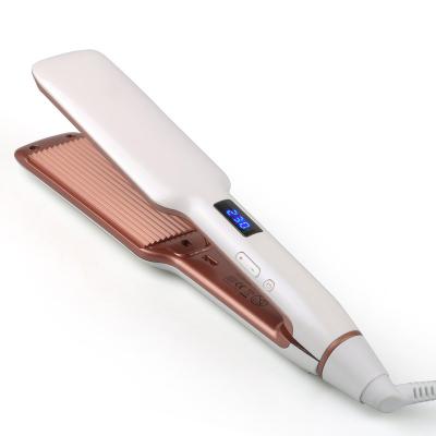 China Ceramic Hair Crimper Irons Wave Hair Curler With Width Plate Lady Hair Styling Tool for sale