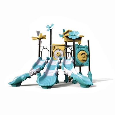 China Commercial Outdoor Play Equipment Plastic Outdoor PE Children Playground Slides For Children for sale