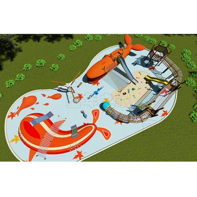 China Theme Park Plastic Outdoor Equipment Kids Playground Kids Outdoor Playground For Sale for sale