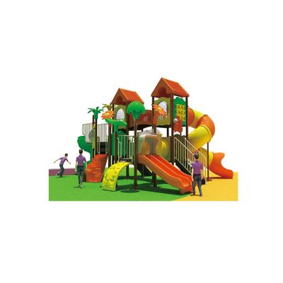 China Plastic Outdoor Playground Slide Outdoor Playground Play Structures Set Kids Playground Sets For Sale for sale