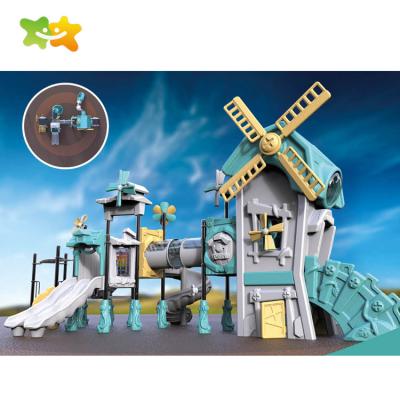 China Wooden Outdoor Plastic Playground Items Kids Playground Factory Price Outdoor Playground Slide for sale