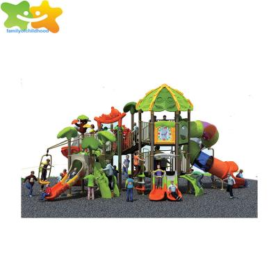 China PE Outdoor School Playground Slide Outdoor Playhouse For Kid for sale