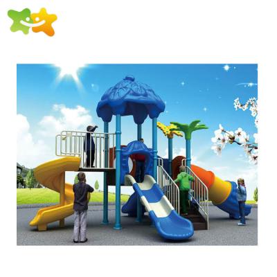 China Outdoor Playground Kids Backyard Slide Outdoor Playground Equipment 650*520*380 cm for sale