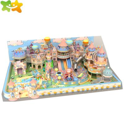 China Plastic Commercial Indoor Castle Playground Equipment Indoor Playground Kids Playground For Children for sale