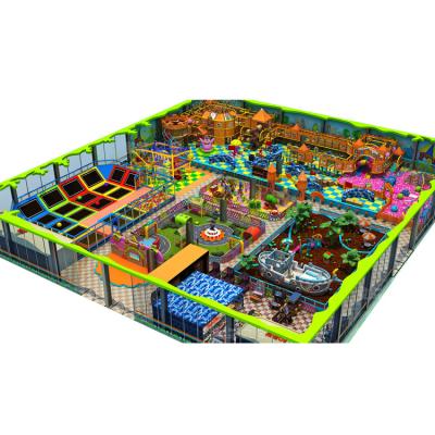 China Plastic Professional Soft Indoor Commercial Playground Kids Indoor Playground Indoor Playground With Trampoline Equipment for sale