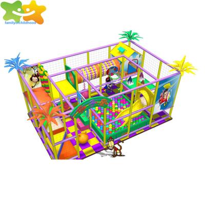 China Steel frame+wood+PVC design small design indoor playground equipment price manufacturer for sale