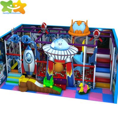 China Wooden Indoor Playground Theme Naughty Equipment Kid's Soft Castle Space Toys On Sale for sale