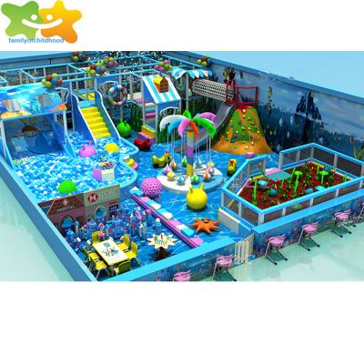 China Plastic Playground Ocean Themed Maze Playground Kids Indoor Playground Equipment for sale