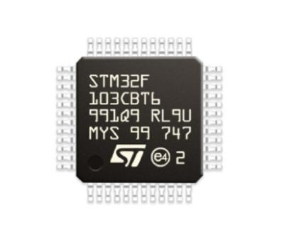 China Original STM32F103 IC MCU 32BIT 128KB 48LQFP STM32 FLASH Microcontroller IC STM32F103CBT6 72MHz for sale