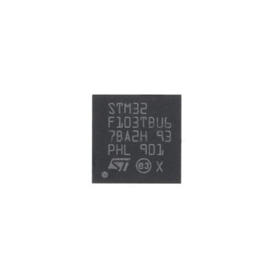 China ICPlanet ST Microcontroller STM32F103TBU6 VFQFN36 STM32F1 IC Main Chip STM32F103TBU6 72MHz for sale