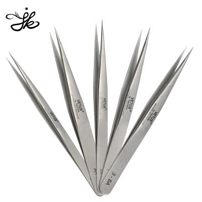 China Gold Custom Eyelash Extension Tool OEM Lash Applicator Personalized Standard Curved Packaging Tweezers for sale