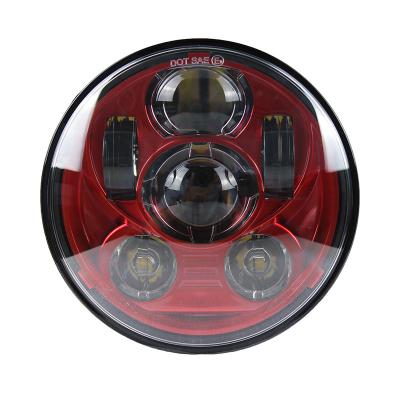 China High Quality Motorcycle Headlight Headlamp 5.75 Inch Die-casting Aluminum Housing High Low Beam Special For Harley for sale