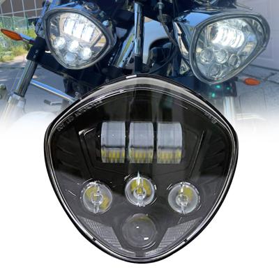 China LED Headlight Lamp Kit for Victory Cross Country Kingpin Vegas Magnum Cowboy for sale