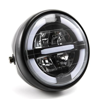 China 7 Inch Motorcycle Housing+ Diecast Aluminum PC Led Headlight Universal 7