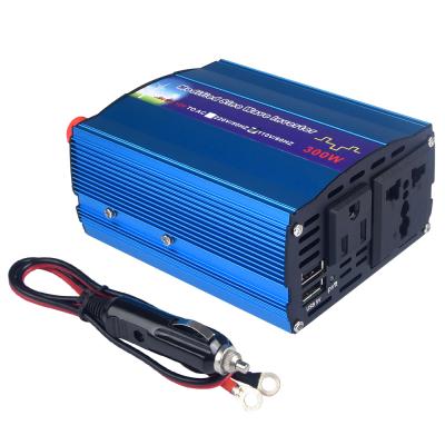 China Aluminum DC12V to AC110V 300W Modified Sine Wave Car Power Inverter for sale