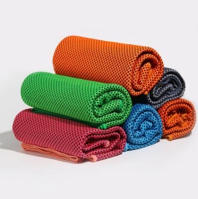 China Compressed Ice Sports Cooling Towel Personalized Package for sale