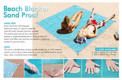 China Quality sand prodf warm beach blanket soft and luxury beach towel for sale