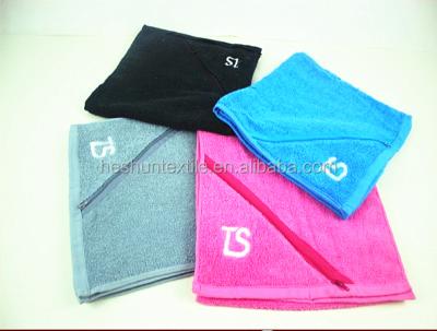 China Logo embroidery small MOQ QUICK DRY custom gym sport towel in high quality for sale