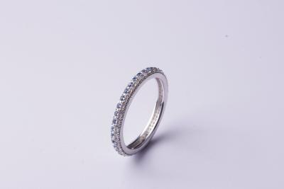 China OEM Jewelry gold or rhodium plating 925 Sterling Silver Rings For Anniversary IR1151 for sale