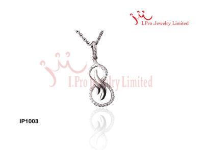 China Ladies 925 Sterling Silver Pendants Necklace With Chain Pendant IP1003 for sale