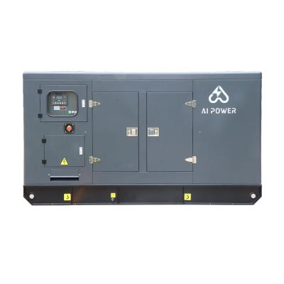 China Factory low price 30kw generator diesel with single fuel tank 3phase dynamo price A44 for sale