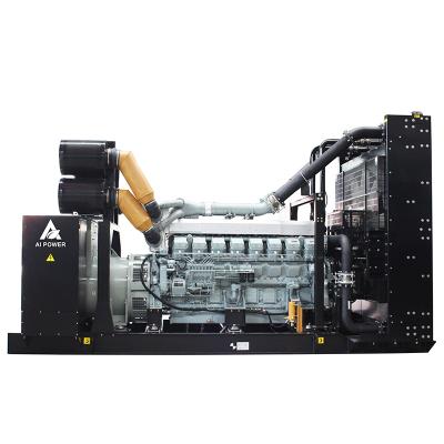 China 50hz AI Power Diesel Generator 1500kva 1200kw Power By Japan Mitsubishi S12R-PTAA2 AJM1650 for sale