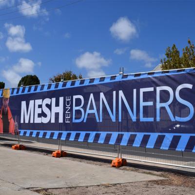 China Outdoor Advertising Inkjet Hanging Mesh Vinyl Banner Fence Digital Printing Banner for sale