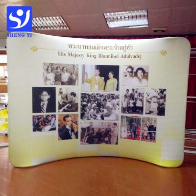 China Flat or Curved Light Tension Fabric Pop Displays for sale