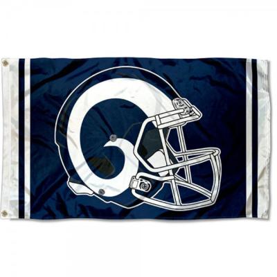 China Cheap Hot Sale 48H 100D Custom Hanging NFL Los Angeles Embeds Flag Banner for sale