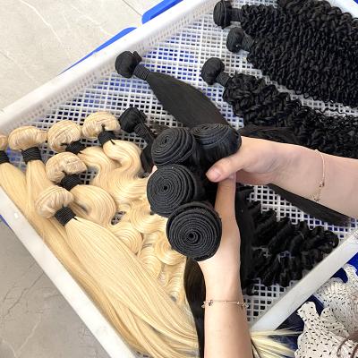 China Wholesale Raw Unprocessed Indian Silky Straight Human Hair Double Weft Thick End Cheap Wave Hair From China for sale