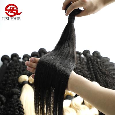 China Full Cuticle Aligned High Quality 100% Virgin Cuticle Aligned Malaysian Straight Human Hair Virgin Hair Bundles for sale