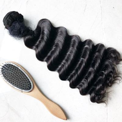 China Cheap Full Cuticle Deep Wave Virgin Cheap Deep Wave Indian Hair Weft for sale