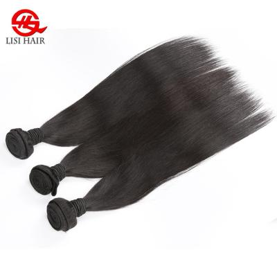 China Wholesale Silky Straight Wave Straight Cuticle Aligned Human Hair Malaysian Hair Big Weft Hair Stock for sale