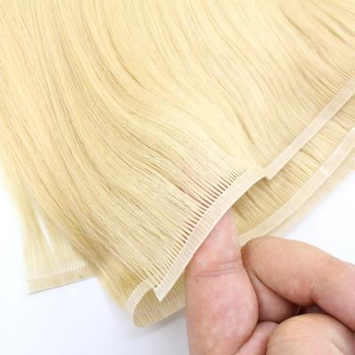 China Non Shedding No Tangle High Quality Cuticle Aligned Remy Virgin Seamless Weft Double Drawn Hair Extensions for sale