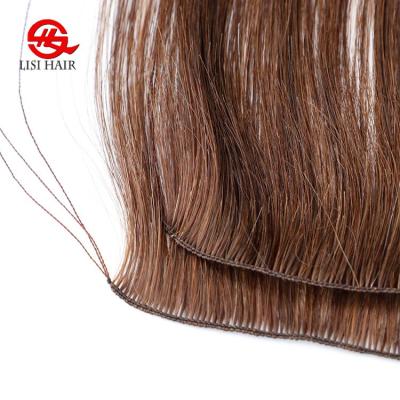 China Full Cuticle Virgin Human Hair Cuticle Aligned Hair Factory Remy Human Hair Hand-Tied Hair Weft for sale