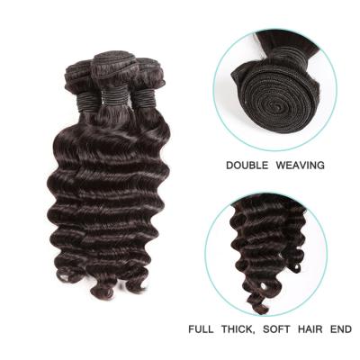 China Best Selling Deep Wave Hair Cuticle Aligned Peruvian Deep Wave Hair Hair Straightening Products 2020 New Arrivals for sale