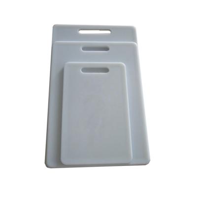 China Disposable Cutting Board White Plastic Material Cutting Board Custom Logo Cutting Board Set Plastic for sale