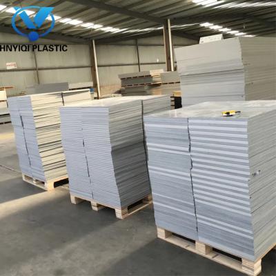 China 1mm To 150mm Gray Polypropylene PP Plastic Sheet Flat PP for sale