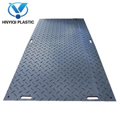 China UV Black Color Protection HDPE Track Mat Heavy Duty Ground /UHMWPE Protection Mats for sale