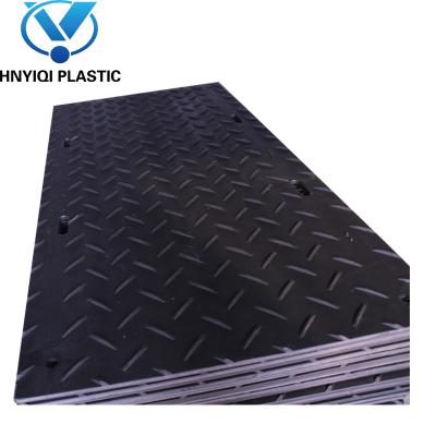 China UV Protection Temporary Track Mat Temporary Road Mats For Heavy Duty Machinary Textured Track Mat for sale