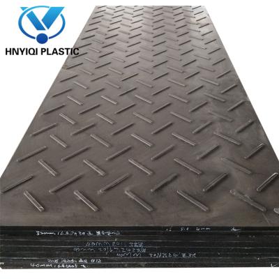 China UV Protection Snowmobile Trailer Track Mat Construction Track Road Mat HDPE Crane Mat for sale