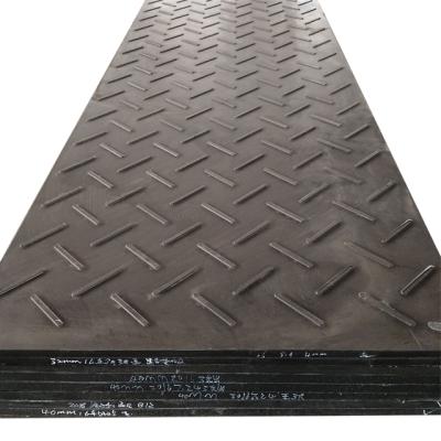 China UV Black Color HDPE Protection Heavy Duty Ground Track Mat /UHMWPE Protection Mats / Heavy Duty Road Mats for sale