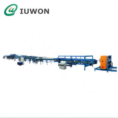 China Color Steel Sheet Hydraulic Color Steel Rock Wool Sandwich Panel Making Machine for sale