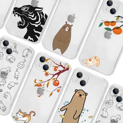 China Shockproof Shockproof Phone Cover For iPhone SE XS XR 7 8 Plus Cute Clear Mobile Phone Case for sale