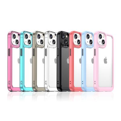 China Shockproof Shockproof Phone Cover For Vivo S12 V23 Anti Yellowing Cell Phone Acrylic Clear Hard Case for sale