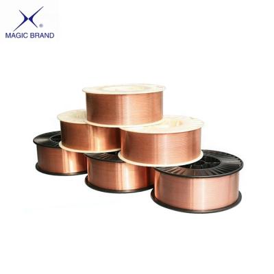 中国 Copper coated mig welding wire er70s-6 5kg 15kg 1.5mm 販売のため