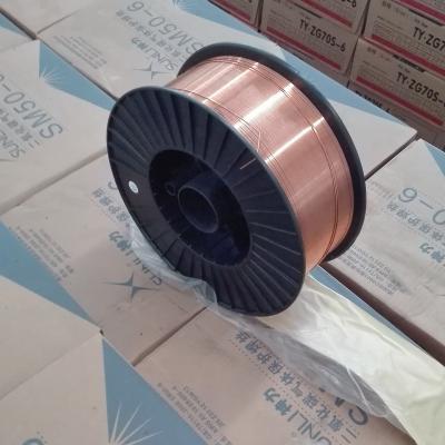 中国 0.8mm 1.0mm 1.2mm ER70S-6 MIG copper coated welding wire 販売のため