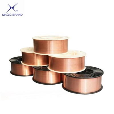 China Copper coated ER70S-6 solid mig welding wires Carbon Mig welding wires Te koop